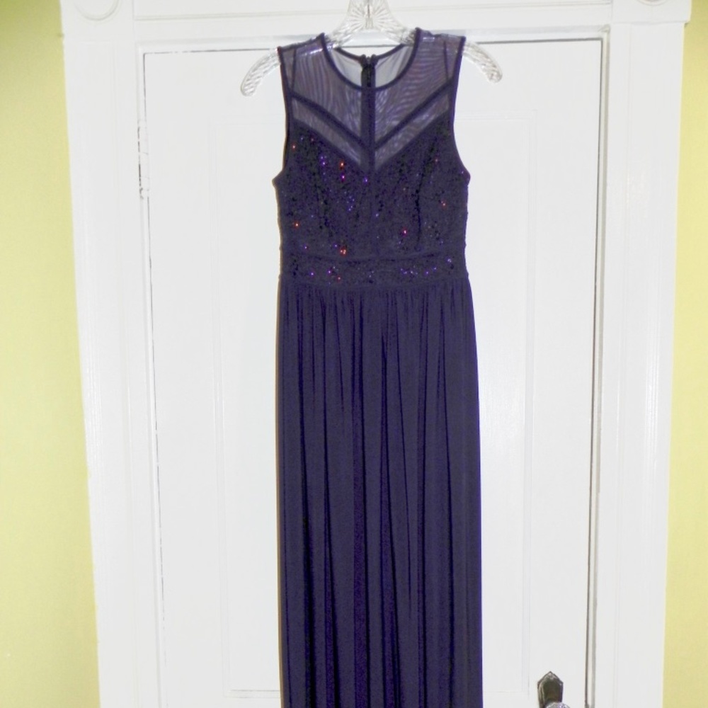 Nightway Formal Plum Gown